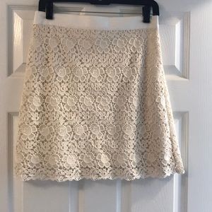 Ann Taylor Loft Embroidered Skirt